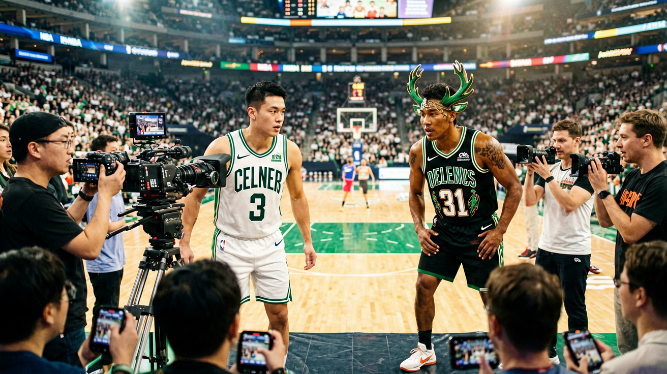 NBA季后赛对决海报
